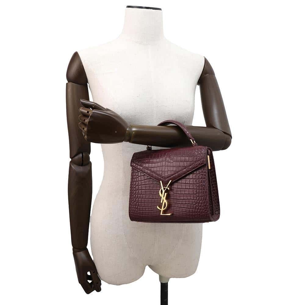 Saint Laurent Paris Cassandra embossed leather handbag shoulder bag - Picture 4 of 12